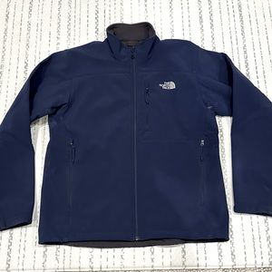 North face navy inner shell light jacket